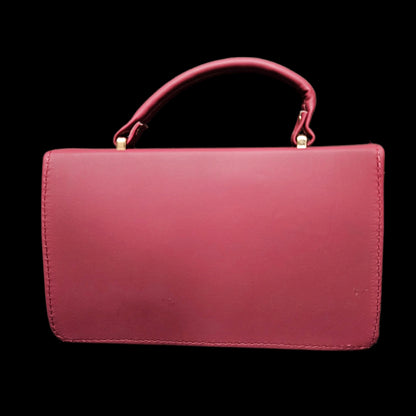 Women’s PU Leather Crossbody Handbag | Two Tone Mini Sling Bag with Stylish Geometric Buckle | Compact Small Purse for Girls & Ladies – Elegant Casual Shoulder Bag