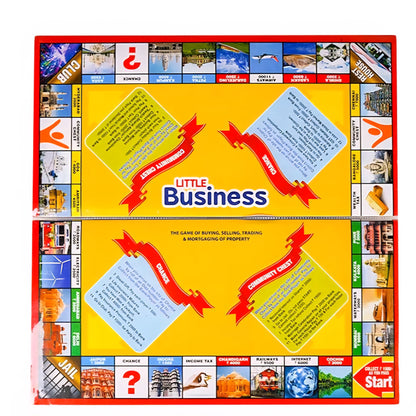 Little Business Popular with Notes 5 in 1 Board Game Along with Other Games Like Ludo, Snakes Ladder, Car Rally & Cricket