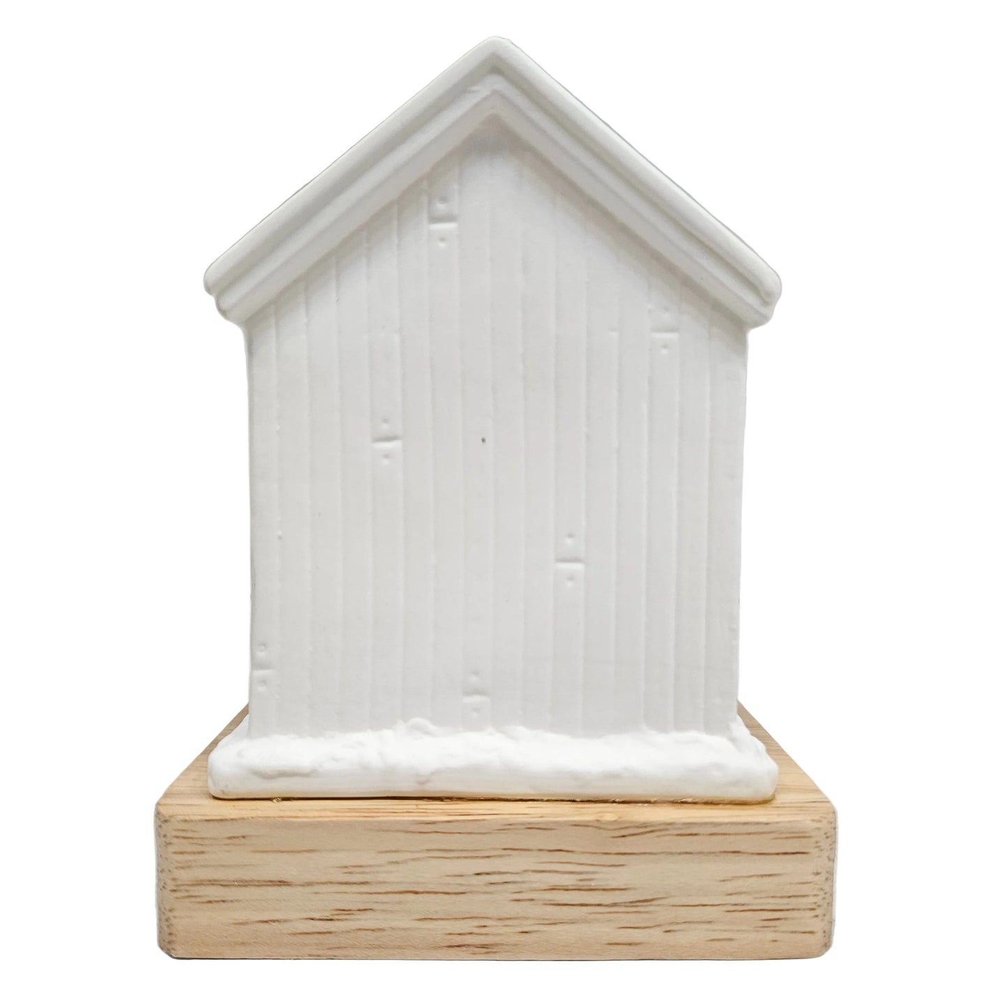 Touch sensor snow house with multi colour Lights Rechargeable Showpiece Figurine