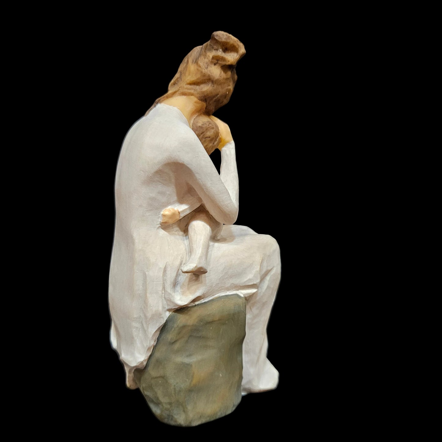 Mother & Baby hugging Sculpted Handcrafted  Showpiece Figurine