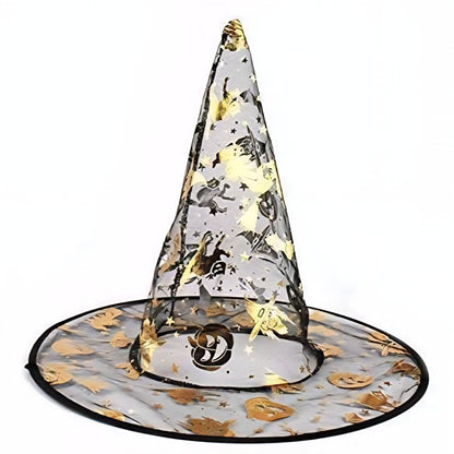 Halloween Steeple Witch Hat Classic Black Magic Cap Party Props Accessories Halloween