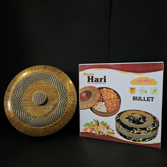 Shree Hari Bpa free,Food Grade with Approx 650gm Bullet Multipurpose Box for Return gifting