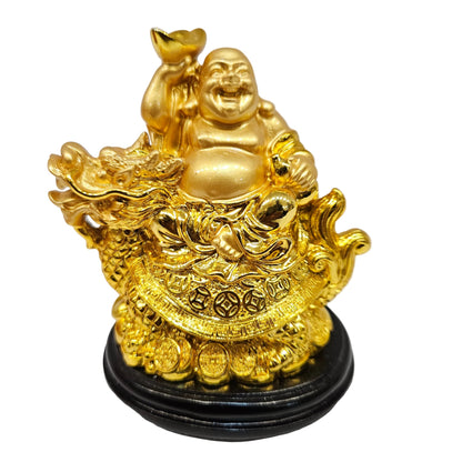 Laughing Buddha Statue for Money Vastu Feng Shui Item Decorative Showpiece