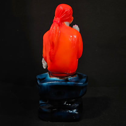 Radium Marble Sai Baba Statue Decorative Showpiece for home decor