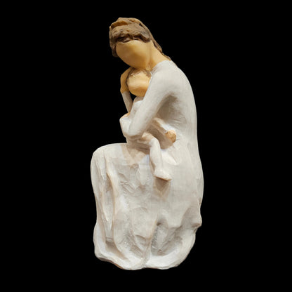 Mother & Baby hugging Sculpted Handcrafted  Showpiece Figurine