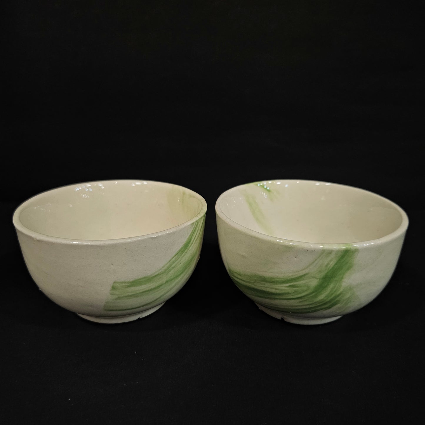 Kanch crackle crumb 2 pieces serving bowl set for Return gifting purpose