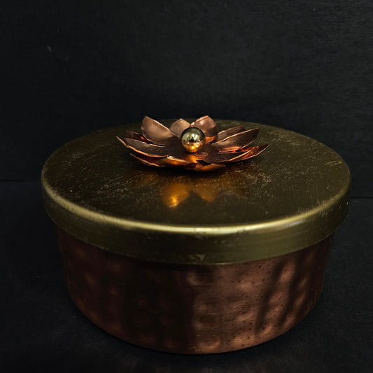 Copper Plating Dry Fruit Container Decorative Serving Bowl