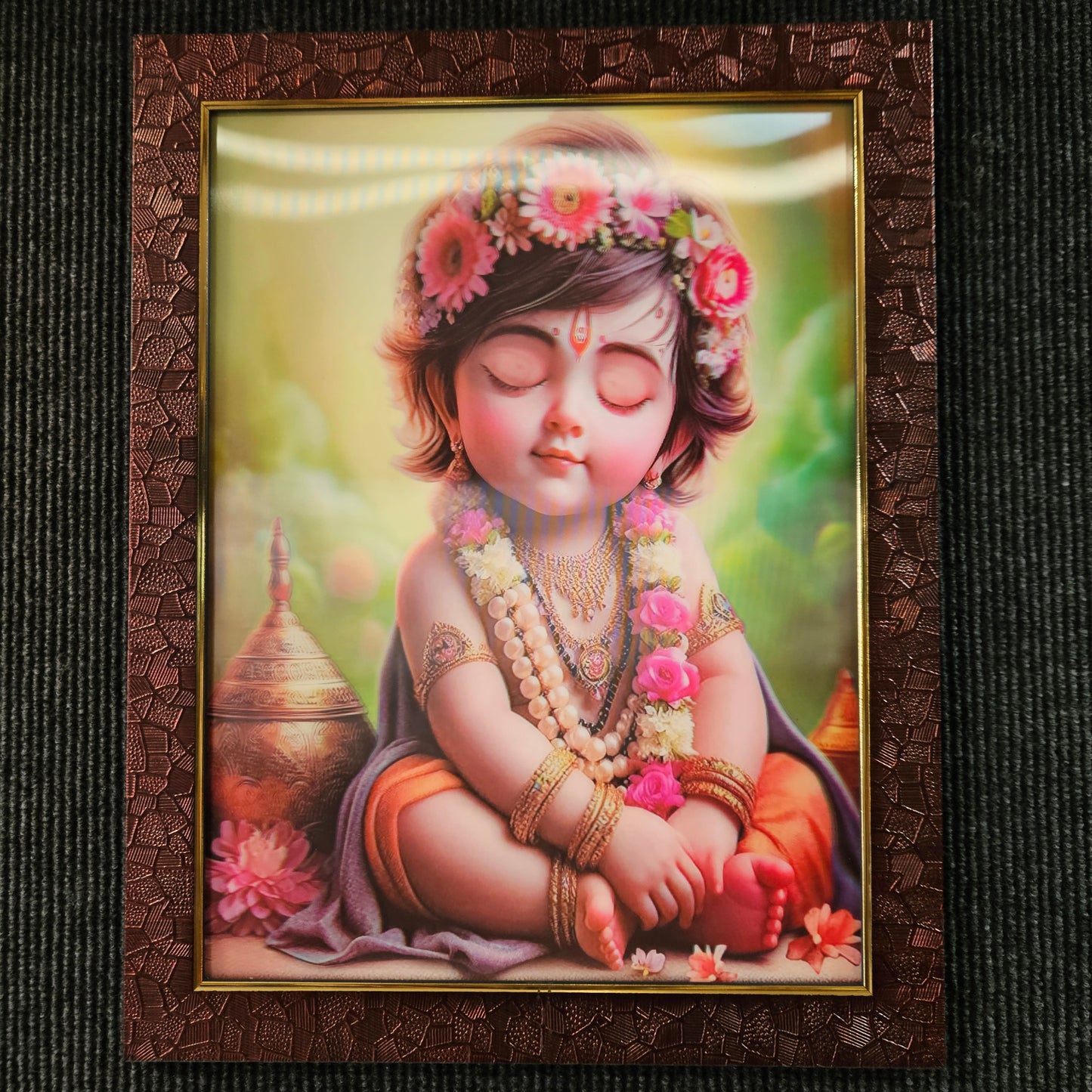 Little Krishna 3d photo frame with elegant classy look