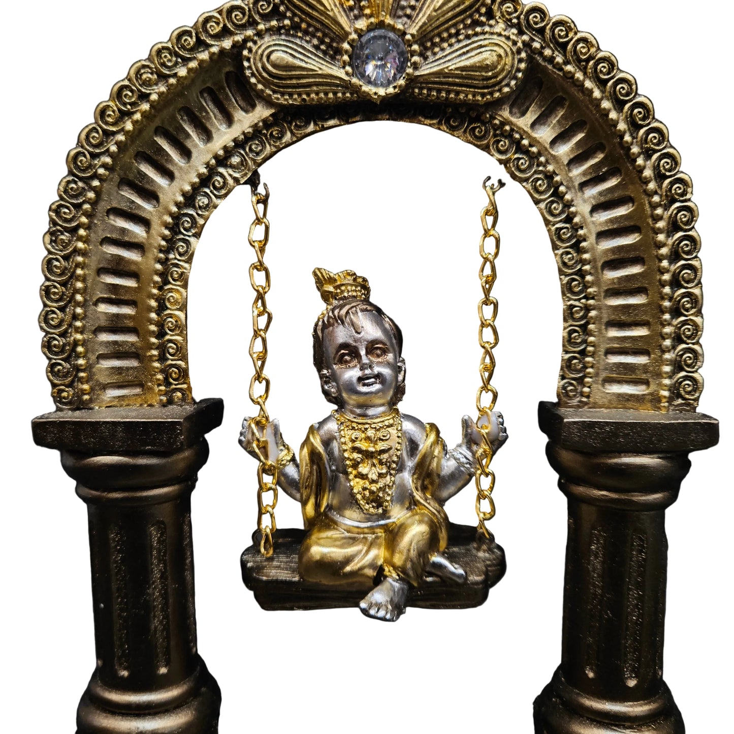 Handicrafts Bal Krishna Jhoola Showpiece for Gifting and Home Decor