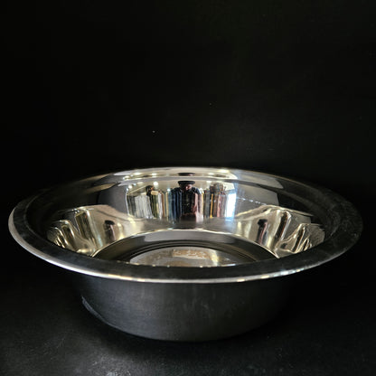 Floral Designed Vista Gold Premium Quality stainless Steel big size food Storage Bowl