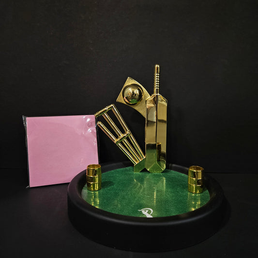 Cricket Showpiece with colour notes papers Pen Stand for Office Table