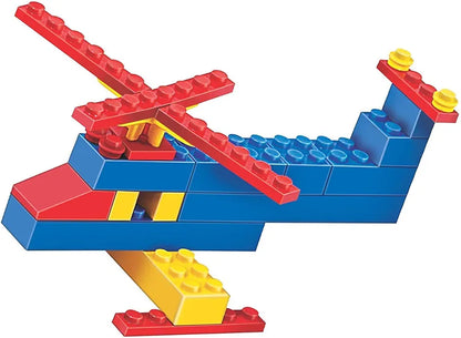 Perfect Building Blocks for Kids 130 Pieces Blocks and let Your Kid Make Everything he she Dreams of Improves Logical Thinking and Cognitive Skills of Kids