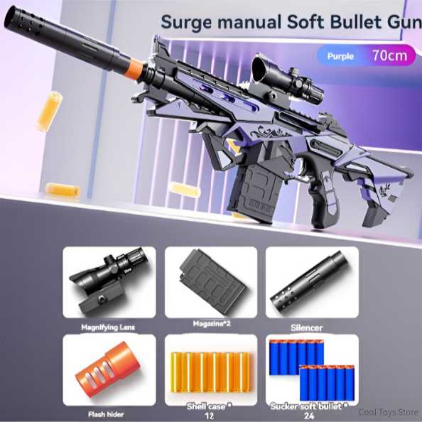 Lumo Brilliant Submachine Surge Gun for Kids above 6 years old