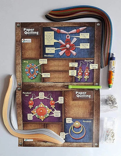 Paper Quilling Kit for Kids Paper Quilling Jewellery Deluxe