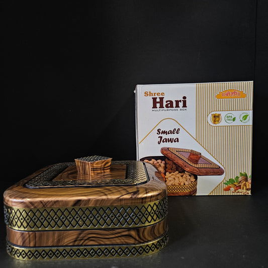 Shree Hari Multipurpose Box small Jawa Dry Fruit storage Box perfect for Return gifting purpose