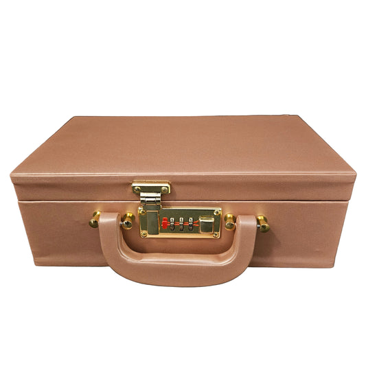 Jewellery Box For Women,Portable Travel Jewellery Organiser Box For Ring,Earrings & Bracelet with number locking