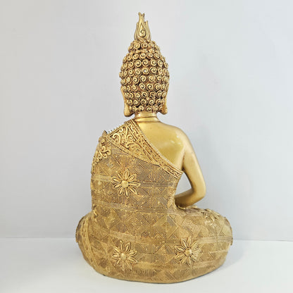 Sitting Buddha Idol Statue for Home Decorations Items Showpiece, Best Indian Gifts