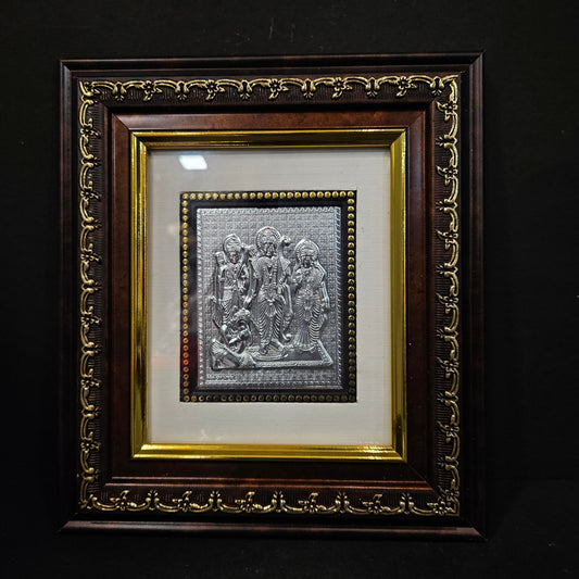 RamDarbar silver Plated designer photo frame