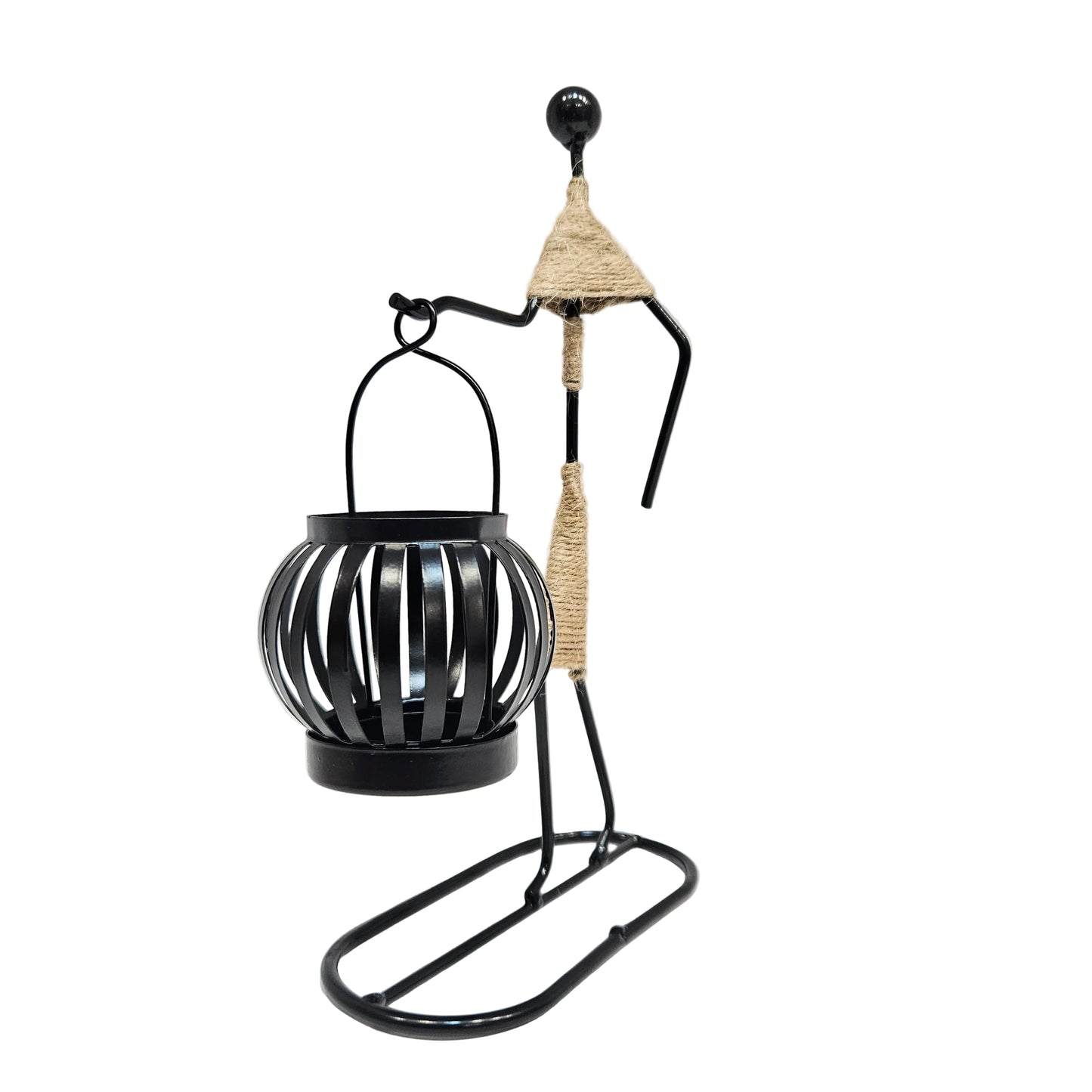 Retro Style Candlestick Figurine Iron Candle Holder for Home & Garden | Home Decor | Candle Holders & Accessories|1 Piece Metal Candle Holder