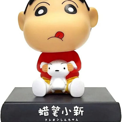 Cute Cartoon Shinchan Bobblehead action Showpiece Figurine