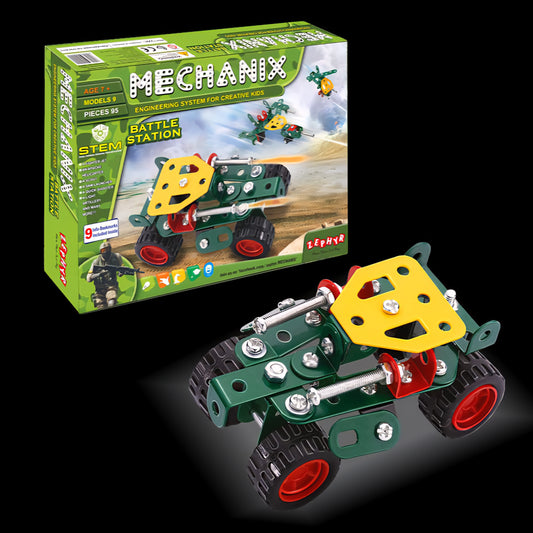 MECHANIX
BATTLE STATION -1 SERIES, MADE FROM HIGH QUALITY STEEL AND PLASTIC, BATTERIES NOT PROVIDED