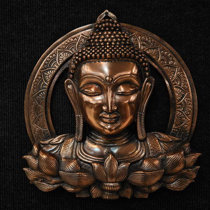 Lord Buddha Wall Hanging - Meditating Design | Bhagwan Buddha Wall Decor - For Home, Gifts & Office Decor | Spiritual Decor