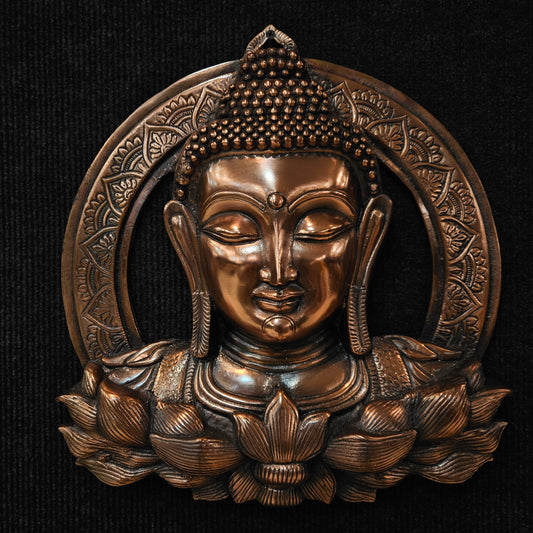 Lord Buddha Wall Hanging - Meditating Design | Bhagwan Buddha Wall Decor - For Home, Gifts & Office Decor | Spiritual Decor