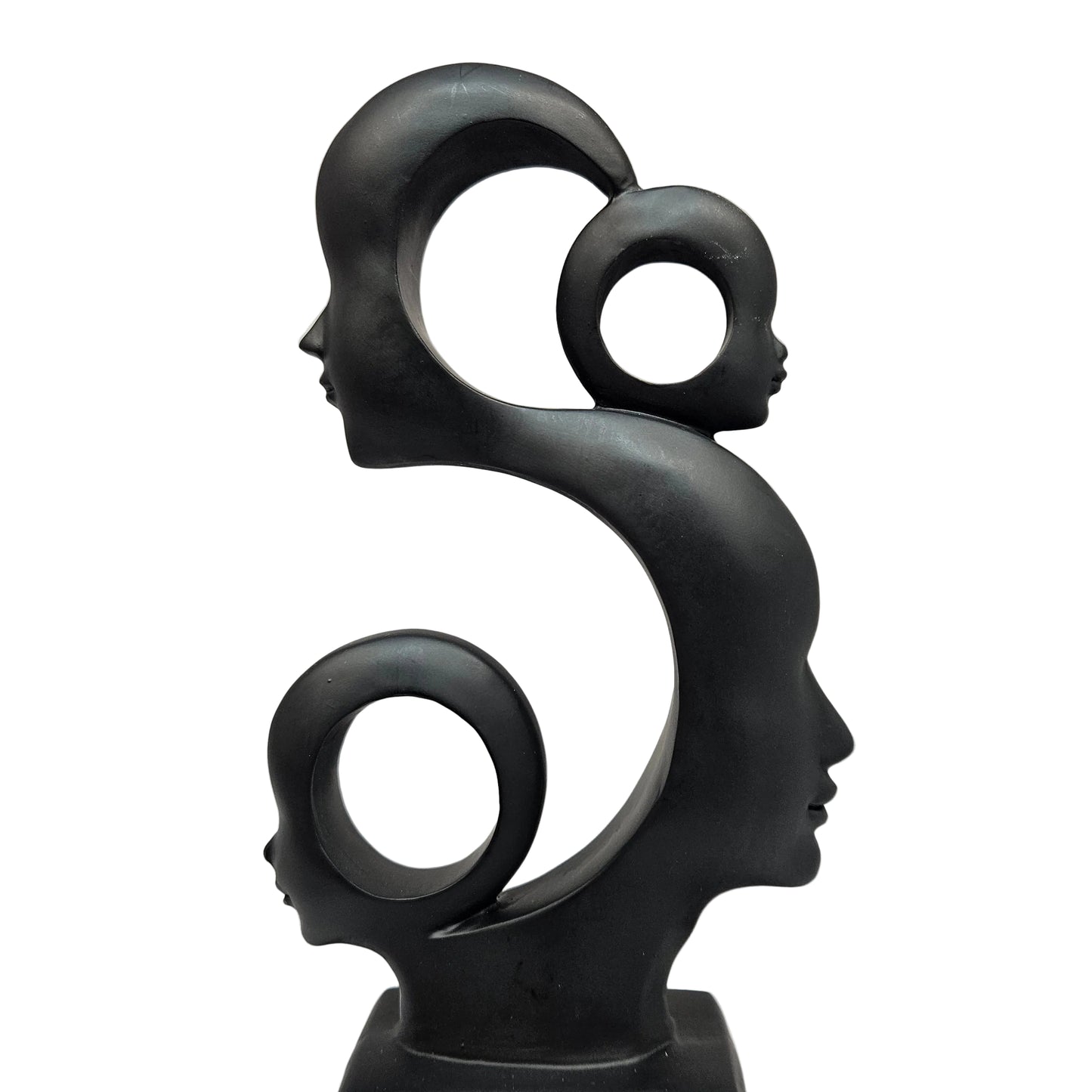 Marble Dust Polyresin modern designer cute family Sculpture Showpiece Figurine