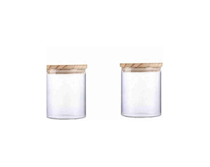 Glass Coffee & Sugar,food storage Containers 2 piece set  500 ml
