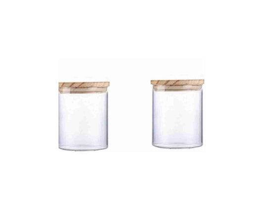 Glass Coffee & Sugar,food storage Containers 2 piece set  500 ml