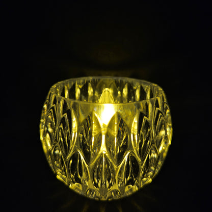 Spherical Clear crystal Votive tlight Candle,DIY Candle Aromatherapy Making, Birthday Party, Wedding Decoration
