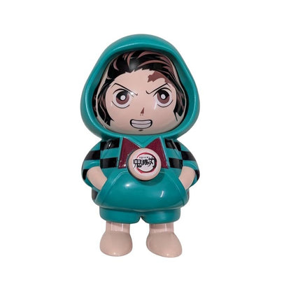 Face changing cute cartoon characters keychain