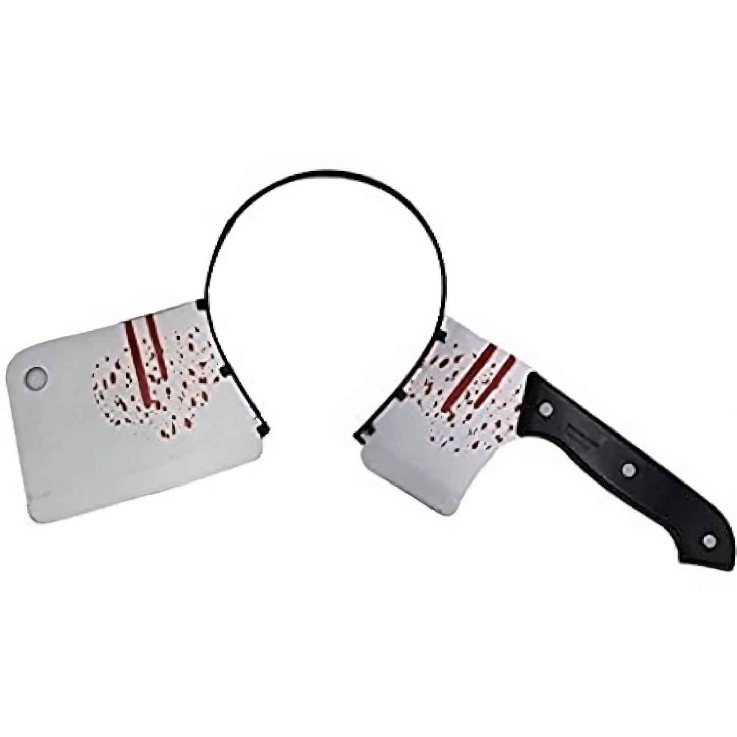 Bloody Sharp Point Knife Headband Fancy Dress Accessory - Halloween Adults Silver/Black