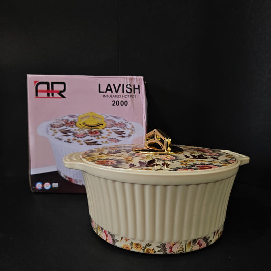 AR Lavish Insulated Hotpot Capable with 2000ml hot&cold for long time strong and safe eco friendly bpa free storage box