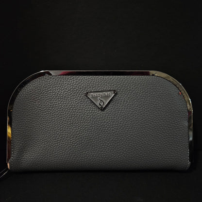 Leather Thin Slim Wallets for Women with magnetic Button