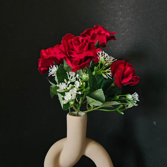 Artificial banquet red rose Floweral bunch for to bring elegant look to your Home & Office
