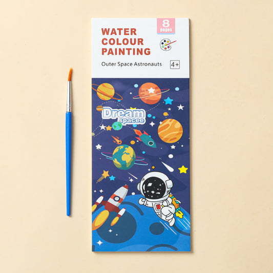 Water colour Painting Dream Space outer space Astronaut themed Colouring kit
