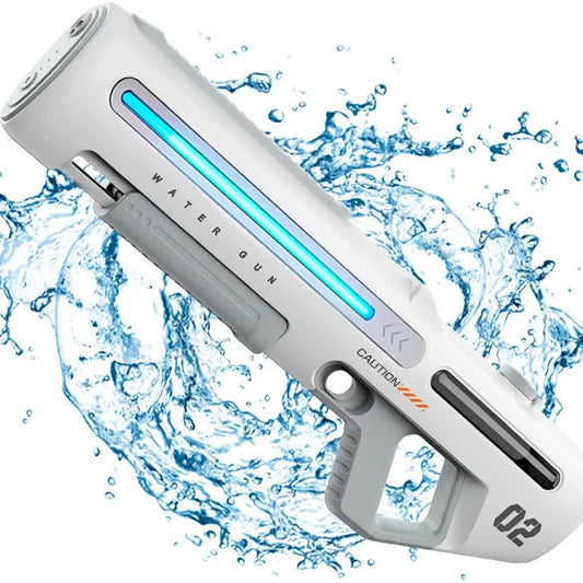 Lumo Electric Long Range High Air Pressure Spray Holi Water Gun Toy for Boys & Girls, Rechargeable Pichkari Water Guns for Kids