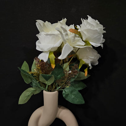 Artificial banquet rose Flower bunch to give elegant look to your home & Office