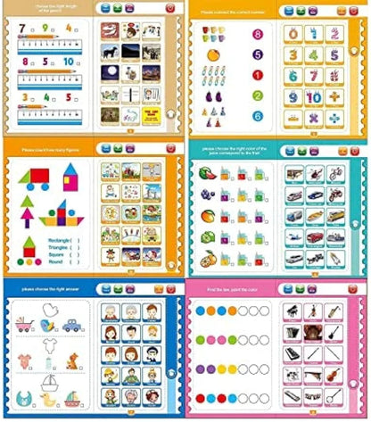 Study Book Intellectual Learning" is an educational toy designed for children ages 3 and up. It focuses on phonetic learning and includes a variety of topics to engage young learners.