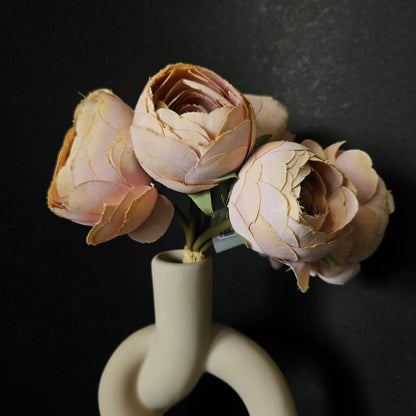 Artificial banquet poeny roses floweral bunch to bring elegant look to your home & Office