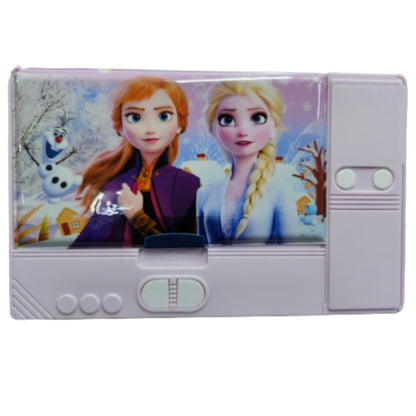 Cartoon Characters themed Jumbo Pencil Box Multifunction Double Sided Geometry Box for Birthday Geometry Box