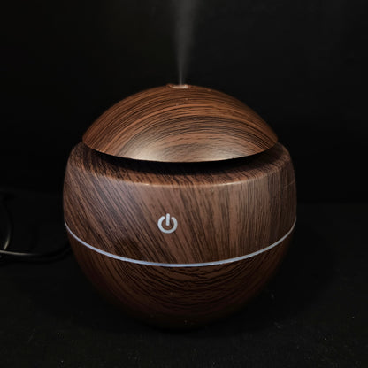 Ultrasonic Aroma humidifier with color changing humidifier