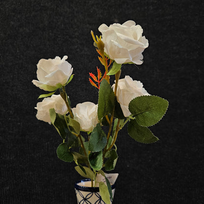 Artificial banquet rose Floweral stick to bring attractive elegant look to your home & Office