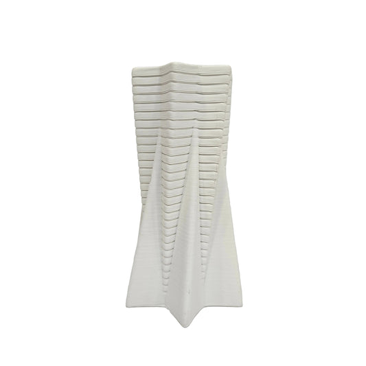 White Ceramic Modern Flower Vase Decorative Vase for Rustic Home Decor