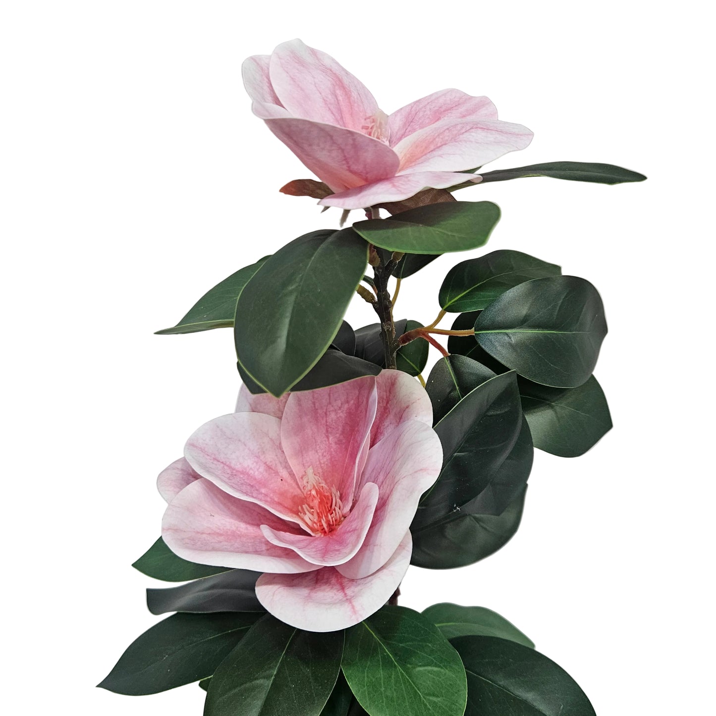 Artificial Magnolia Garland Real Touch Flowers & Greenery Vine for Wedding Arch, Mantel, Table, Indoor Decor Faux Magnolia Leaf Garland