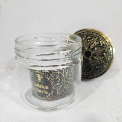 Sweet heart glass storage jar joy of gifting for multi purpose usage
