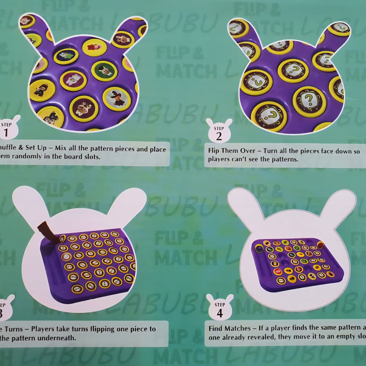 Flip & Match Labubu Mystery Doll Edition Collect,Match & Discover