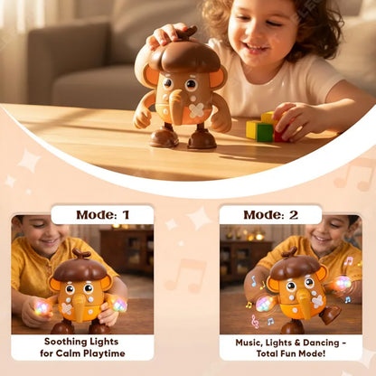 Hazelnut Elephant Dancing & Lighting Musical Battery Operated Toy for kids