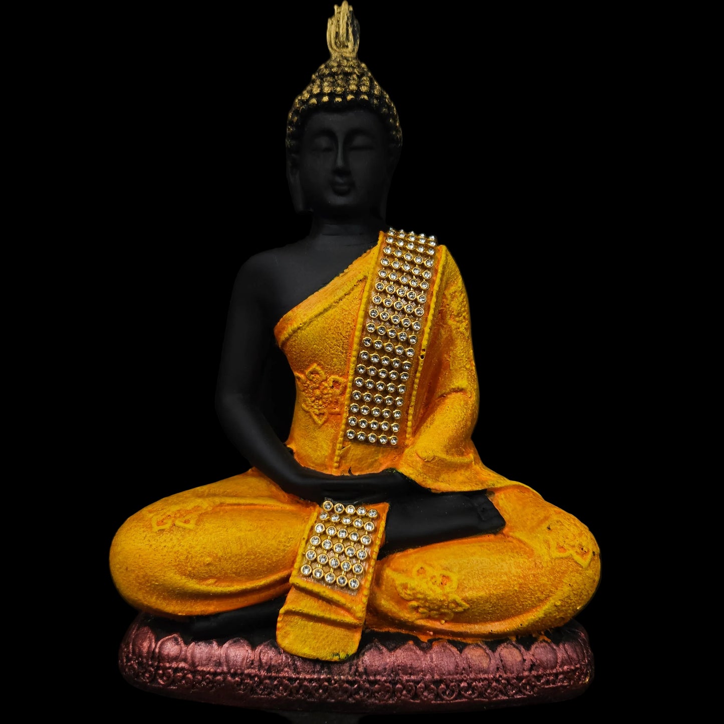 Handcrafted Meditating Samadhi Buddha Sitting Decorative Showpiece